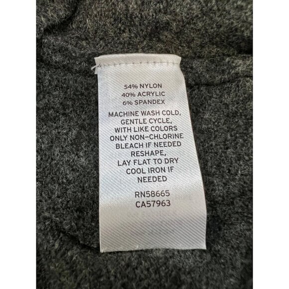 NWT Nordstrom Men's Shop Size XL/3XL Grey Dark Charcoal Heater CrewNeck … - Picture 4 of 7